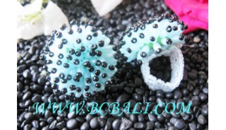 Floral Beading Rings Fashion